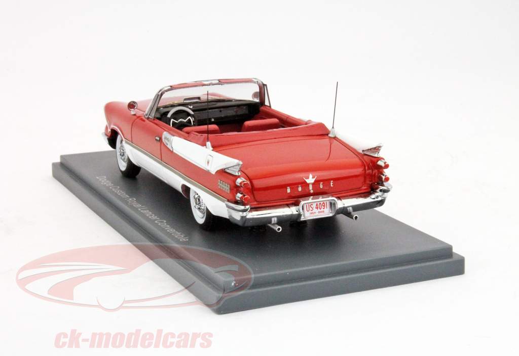 道奇定制皇家蓝瑟可换股红1:43新