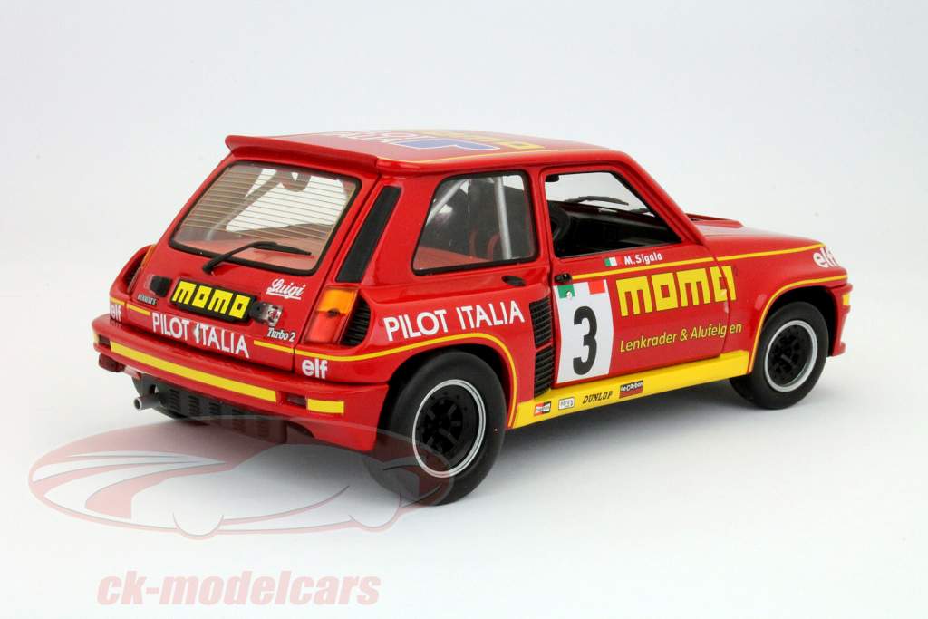 雷诺5涡轮＃3 RS涡轮杯1984米Sigala 1:18普遍爱好