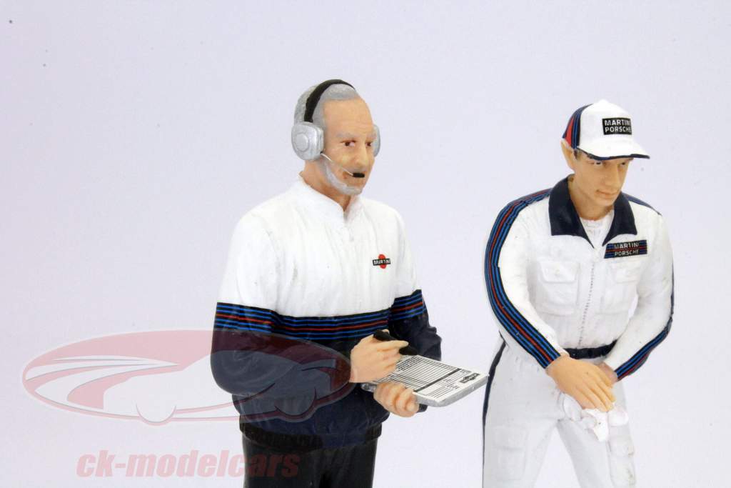 L'équipe Martini Racing Pit Stop figures Set 1:18 TrueScale
