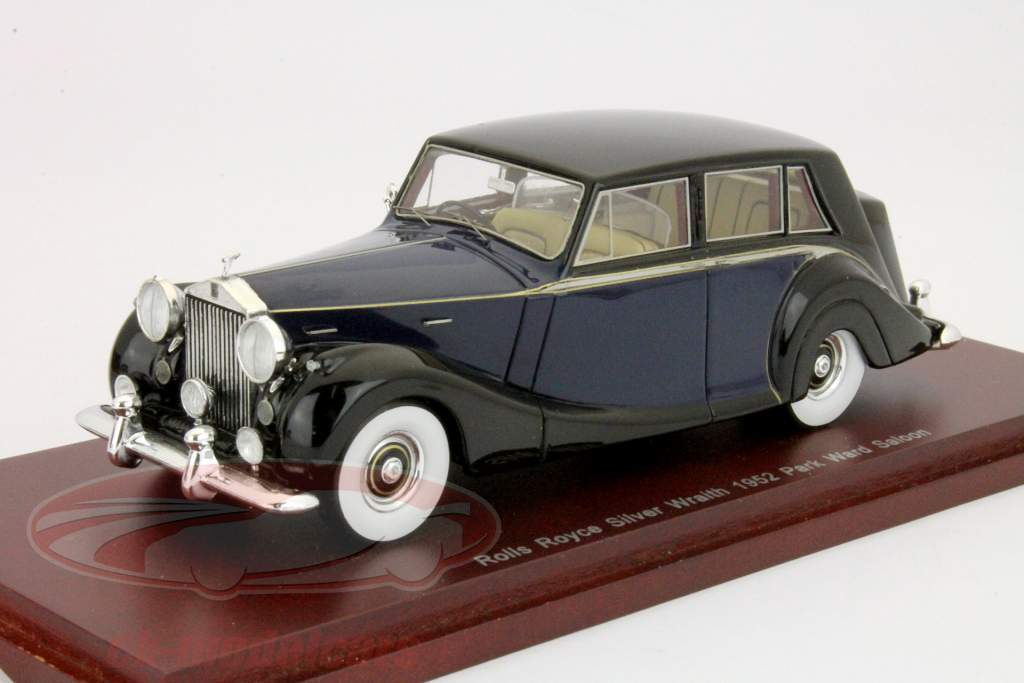 Rolls Royce Silver Wraith Park Ward Saloon Anno 1952 nero 1:43 TrueScale