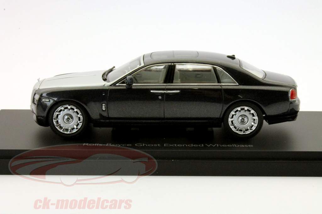 Rolls Royce Ghost EWB Jaar 2012 donkergrijs Kyosho 1:43