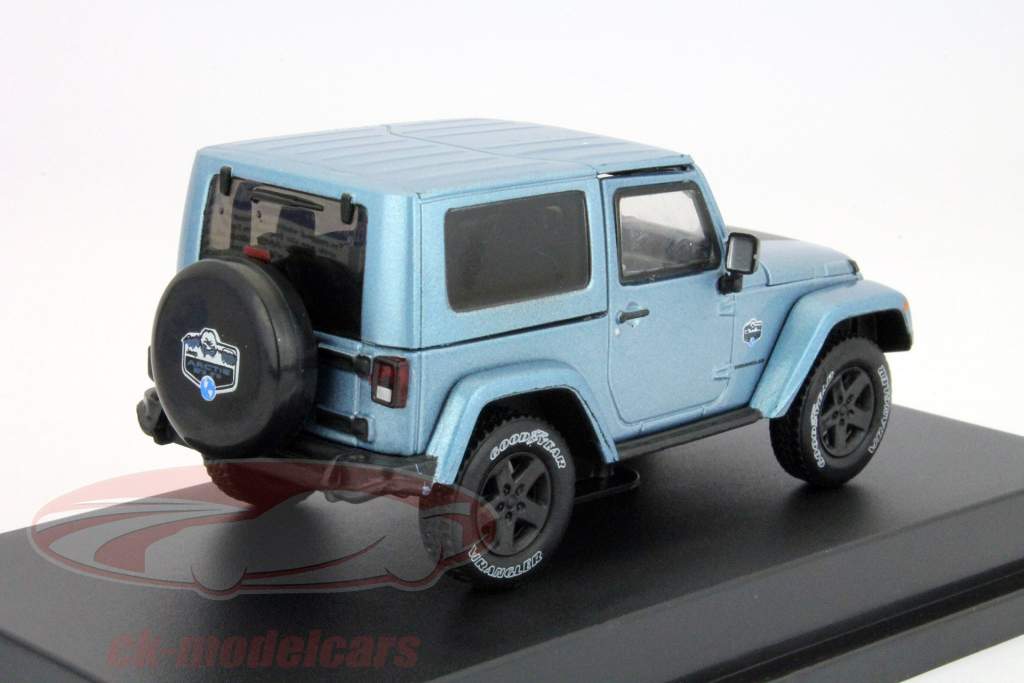 Jeep Wrangler year 2012 blue 1:43 Greenlight