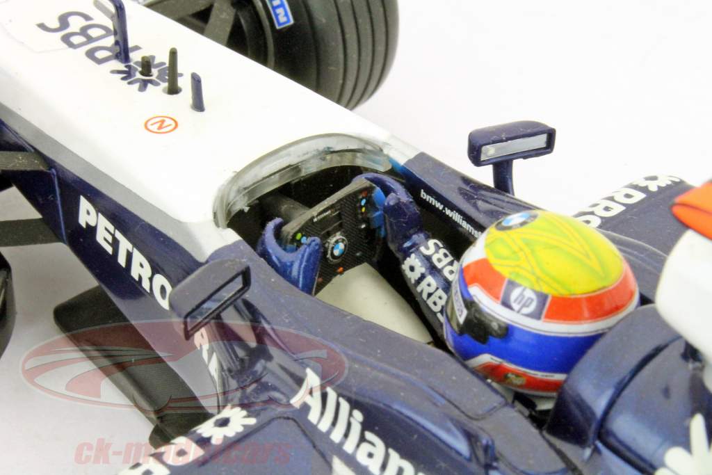 HotWheels 1:18 Mark Webber Williams BMW FW27 Formula 1 2005