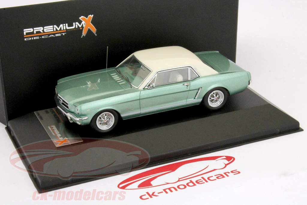 福特野马1965绿色金属1:43溢价X