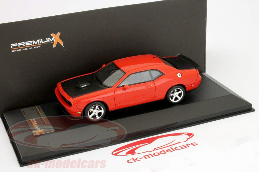 Dodge Challenger SRT10 anée 2009 rouge / noir 1:43 Premium X