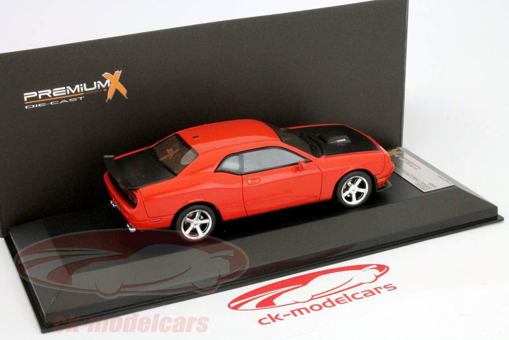 Dodge Challenger SRT10 anno 2009 rosso / nero 1:43 Premium X