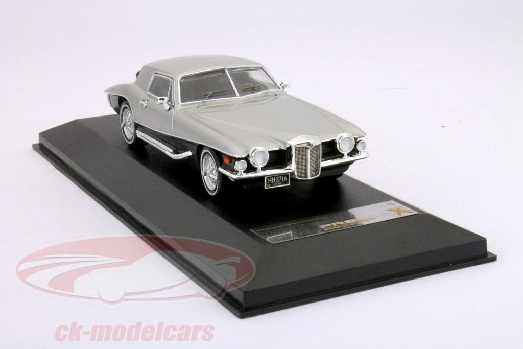 Stutz Blackhawk Coupe Ano 1971 prata 1:43 Prêmio X