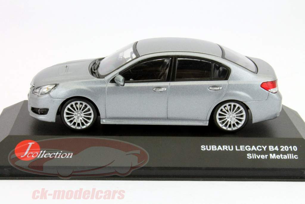 斯巴鲁力狮B4建于2010银色金属1:43 JCollection