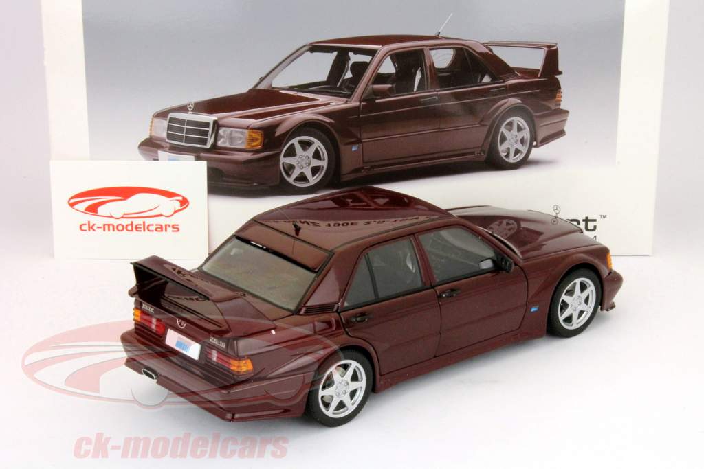 オートアート 1/18 メルセデスベンツ 190E エボリューションⅡ レッド AUTOart 1:18 メルセデスベンツ190E 2.5-16V EVO2年1989の濃い分