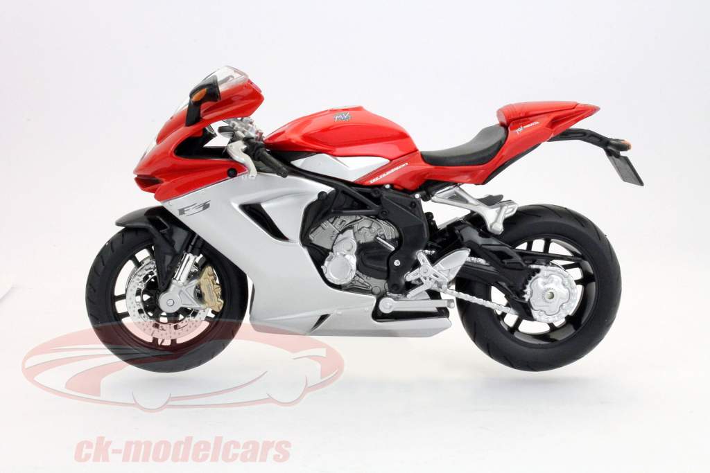 2012シルバー/レッド1時12分の完成モデルに建設されたMVアグスタF3