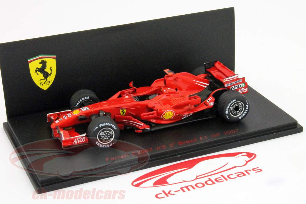 F.马萨的法拉利F2007＃5第二名巴西一级方程式2007 1:43星火