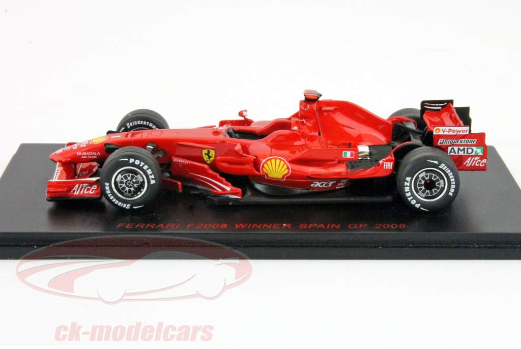 Redline レッドラインFerrari フェラーリF2008 GP 2008 Spark 1:43 K·ライコネンフェラーリF2008＃1勝者スペインGP