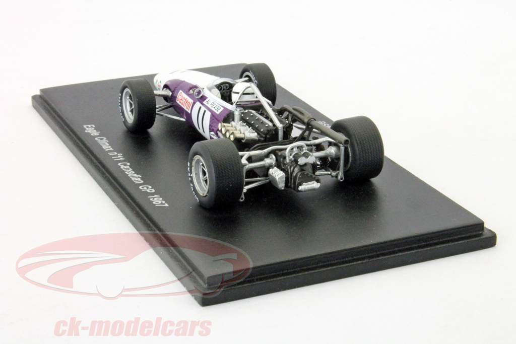 Al Pease Eagle Climax #11 GP Canada Formula 1 1967 1:43 Spark