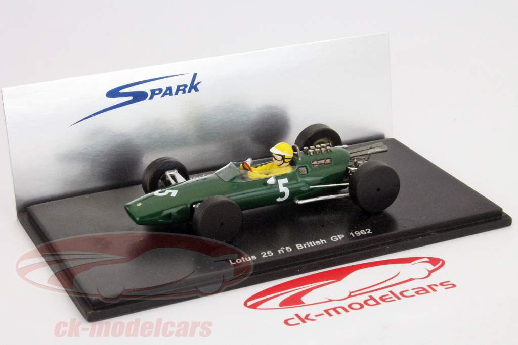 Т. Тейлор Лотос 25 № 5 ГП Великобритании Формулы-1 1962 1:43 Свечи