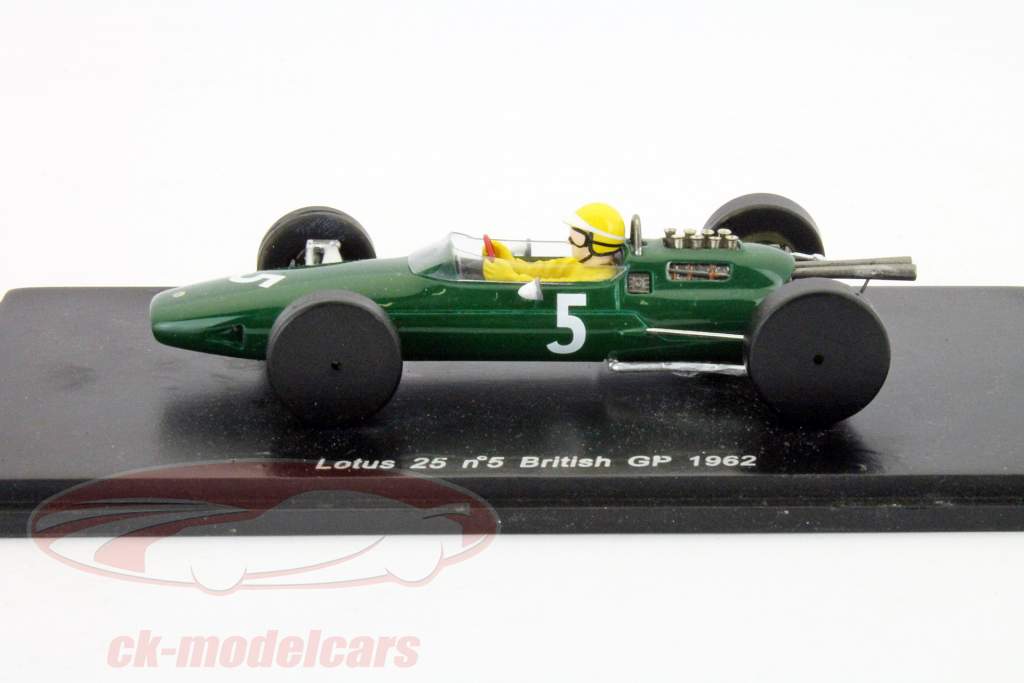 Т. Тейлор Лотос 25 № 5 ГП Великобритании Формулы-1 1962 1:43 Свечи