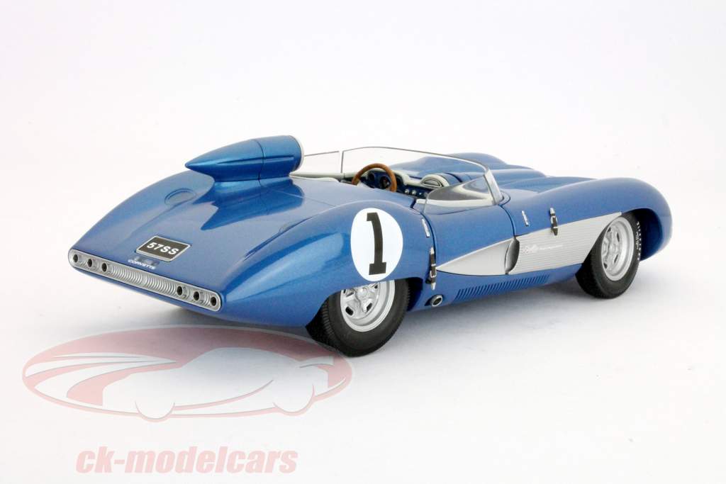 AUTOart 1:18 シボレーコルベットSSは1957年ブルーに建設 71051
