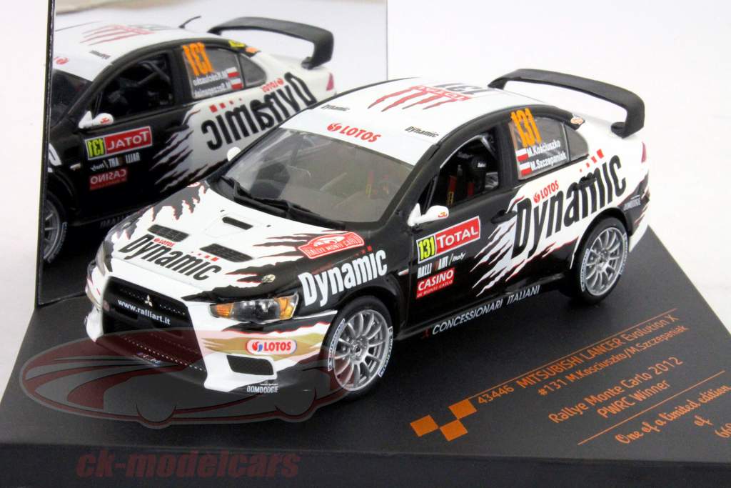 Mitsubishi Lancer Evolution X #131 Rally Monte-Carlo 2012 1:43 Vitesse