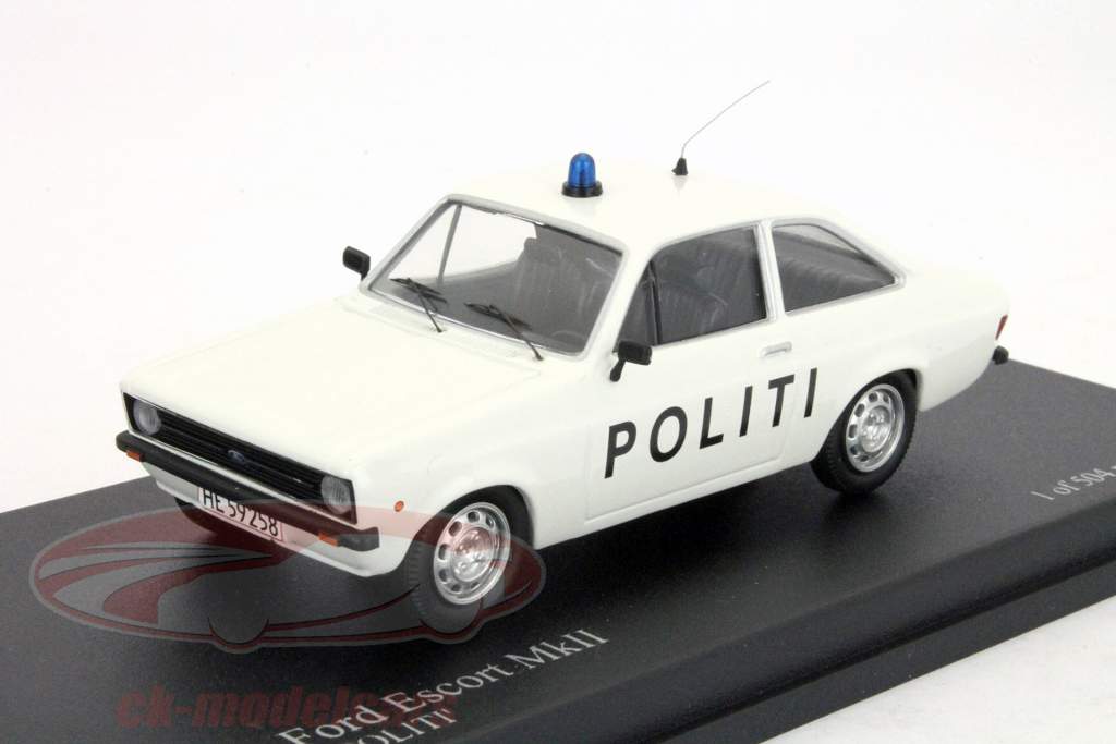 福特Escort MK2波利蒂白色1:43 Trofeu