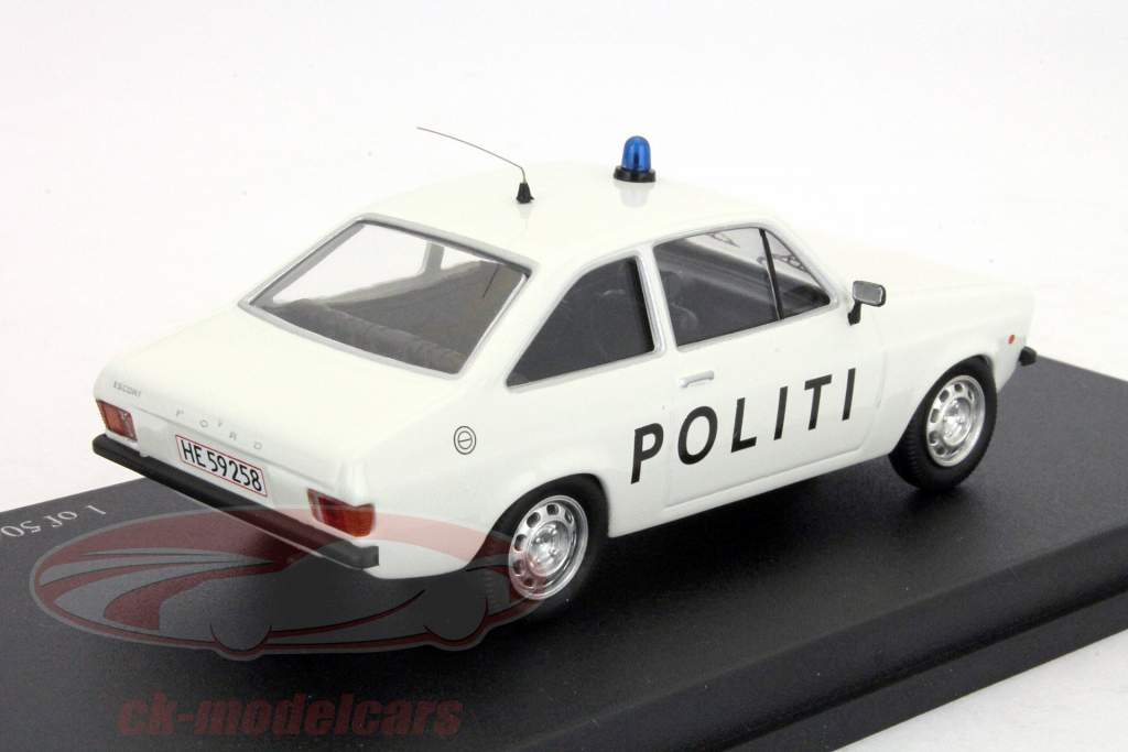 フォードエスコートMK2リーティ白1時43完成モデル