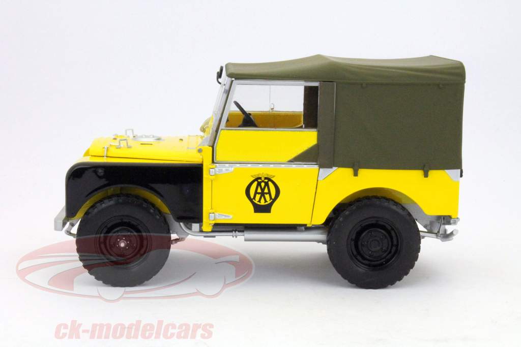 Minichamps 1:18 Land Rover AA Road Service 1948 yellow