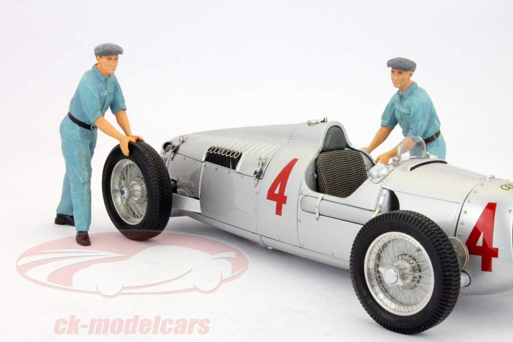 2 車 組合 メカニック プッシュ インクルード 車 へ スタート 2ER セット 1:18 Figutec 図