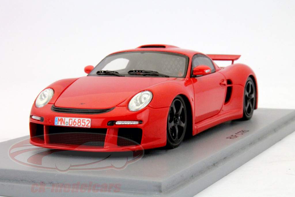 Porsche Ruf CTR 3 Год постройки 2009 красный 1:43 Spark