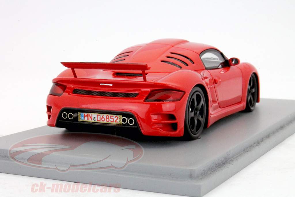 Porsche Ruf CTR 3 Baujahr 2009 rot 1:43 Spark