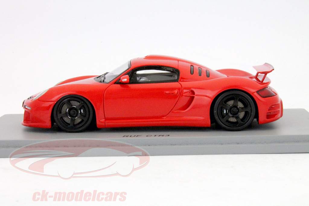 Porsche Ruf CTR 3 Год постройки 2009 красный 1:43 Spark
