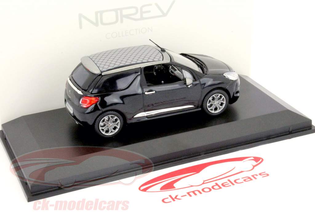 Citroen DS3 кабриолет Год 2013 черный 1:43 Norev