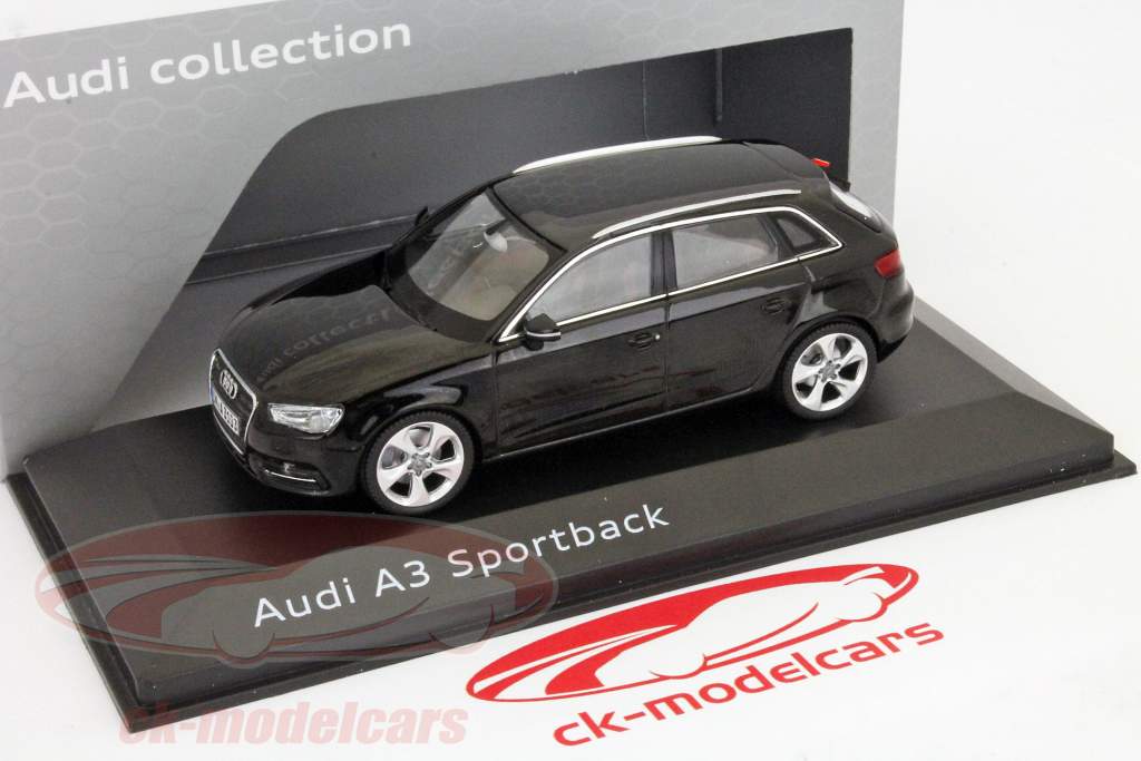 奥迪A3 Sportback的2012年黑色1:43旭格