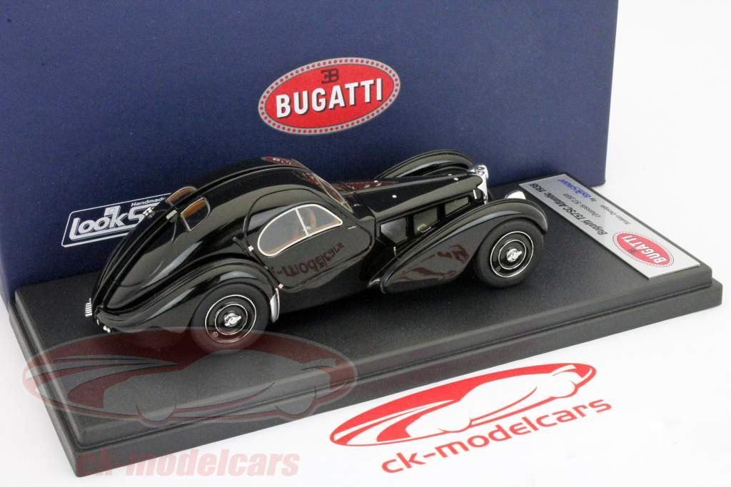 1938黒1時43分ルックスマートに建てられたブガッティタイプ57S