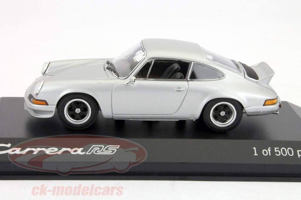 Porsche Carrera RS de prata 1:43 Minichamps