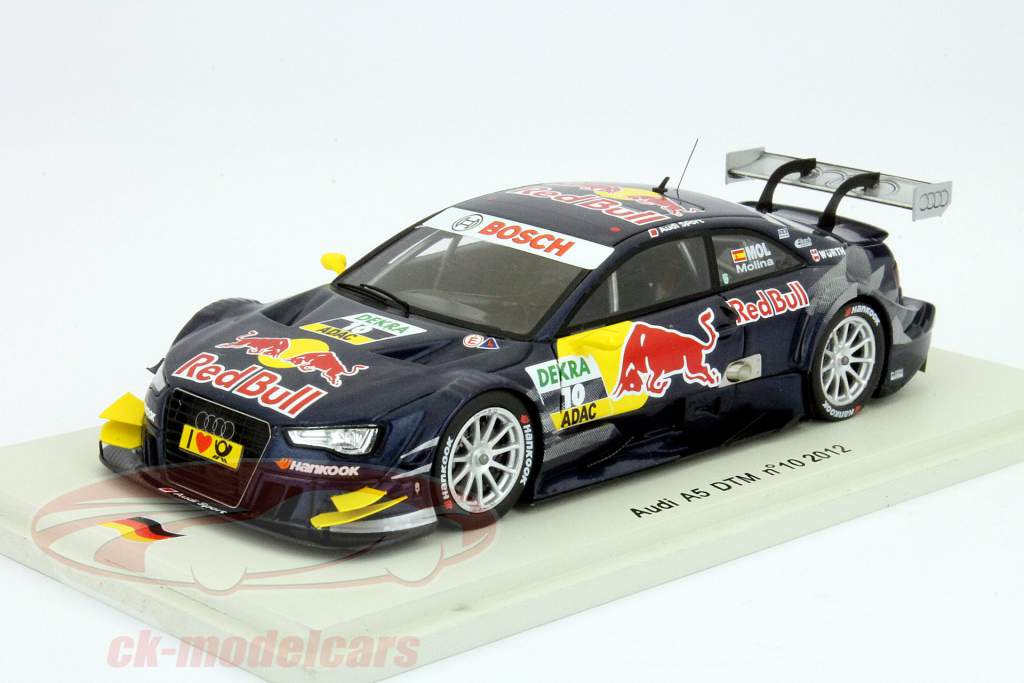 M.莫利纳奥迪A5 DTM 2012＃10红牛1:43星火