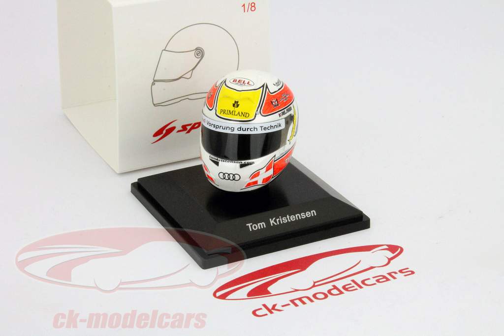 Tom Kristensen 24h LeMans 2011 Mini Hjelm 1: 8 Spark