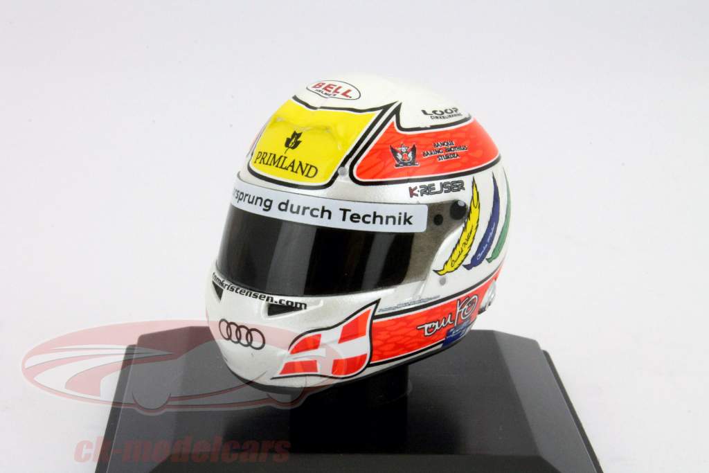 トム·クリステンセンの24ルマン2011ミニヘルメット1：8スパーク