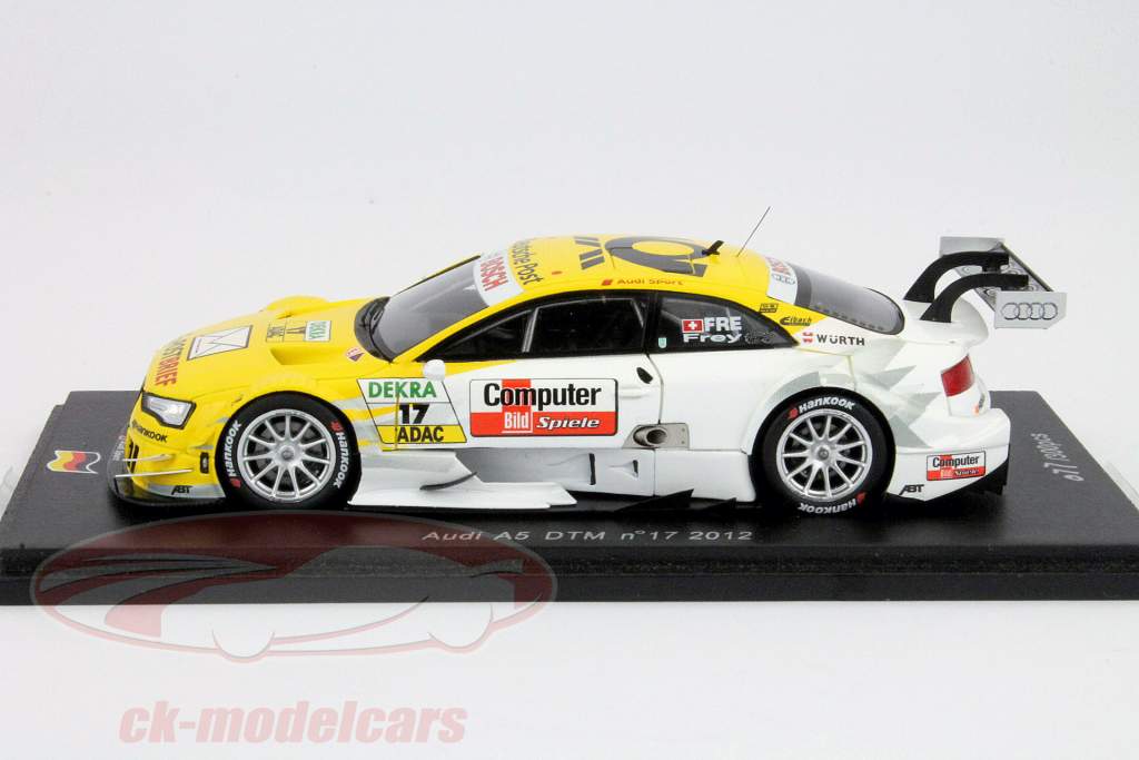 R. Frey Audi A5 #17 E-mail lettera DTM Spark 2012 1:43