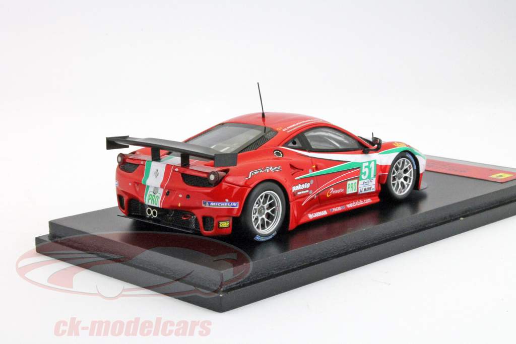 Fujimi 1:43 Ferrari 458 Italia GT2 #51 24h LeMans 2012 AF
