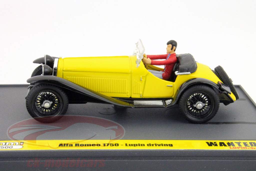 Alfa Romeo 1750 tremocilha dirigindo 1:43 Brumm