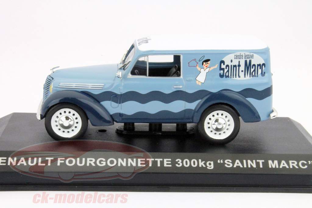 Renault Fourgonnette 300 kg Saint Marc bleu blanc / 1:43 Altaya