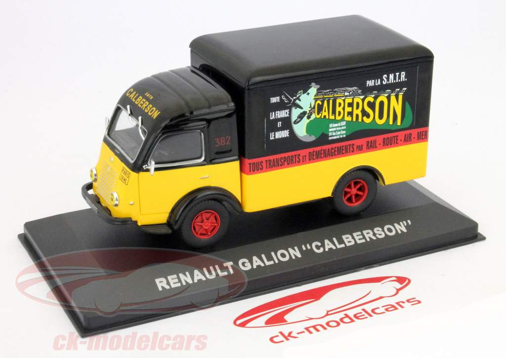 Renault Галион Calberson черный / желтый 1:43 Алтая