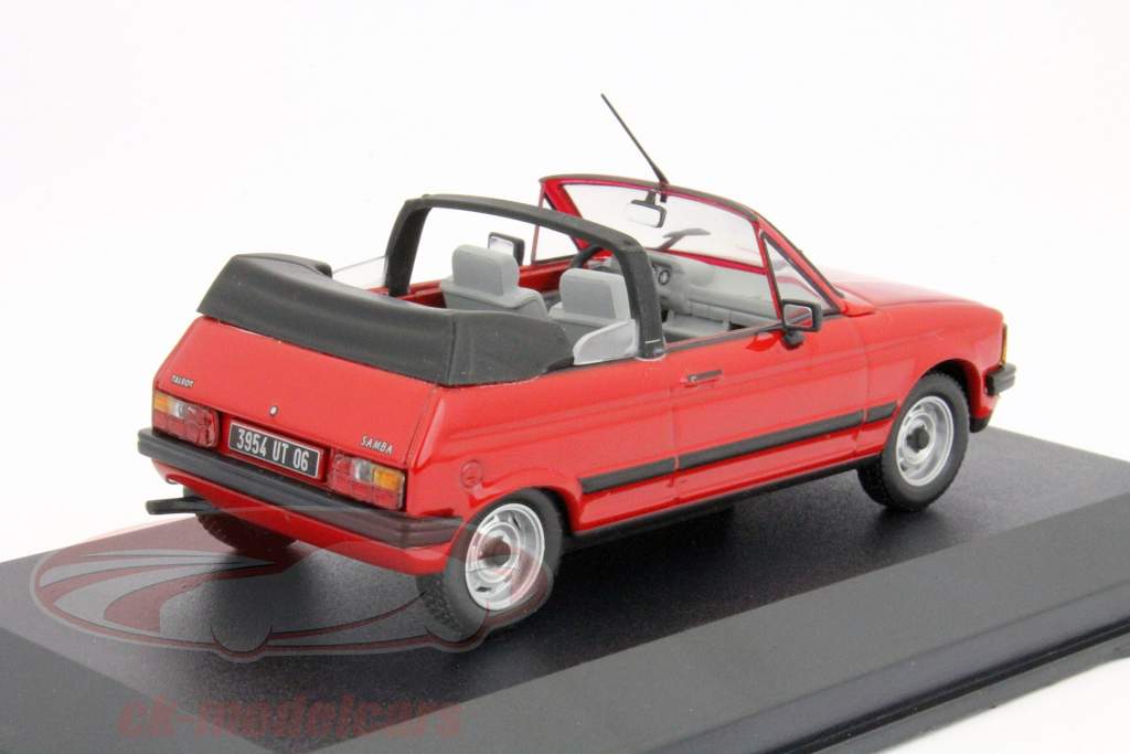 タルボットサンバカブリオレ年1983赤1時43分Altaya