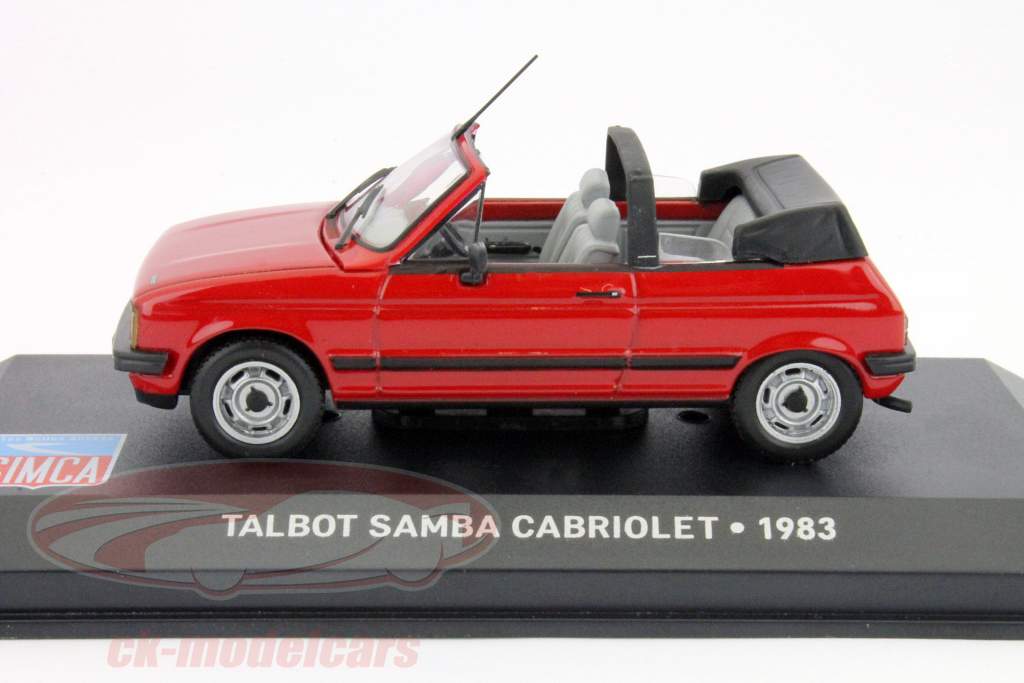 Talbot Samba Кабриолет Год 1983 красный 1:43 Алтая
