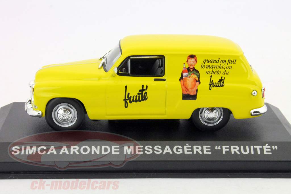 Simca Aronde Messagere Fruite giallo1:43 Altaya
