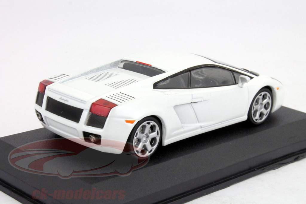 Lamborghini Gallardo construído em 2003 branco 1:43 Altaya