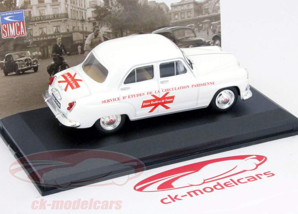 SIMCA Arondeジュヌビエーブホワイト1時43 Altaya