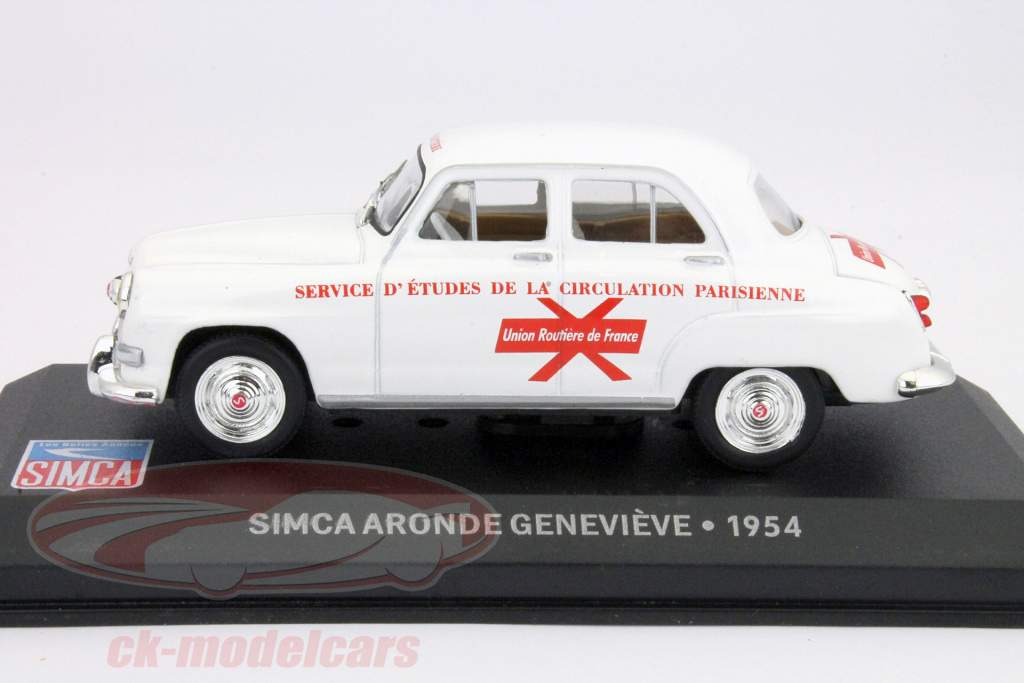 SIMCA Arondeジュヌビエーブホワイト1時43 Altaya