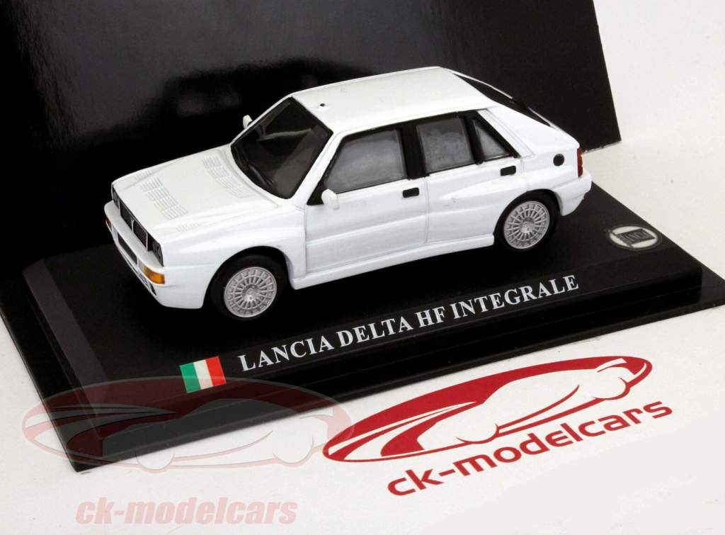 Lancia Delta HF Integrale branco 1:43 Altaya