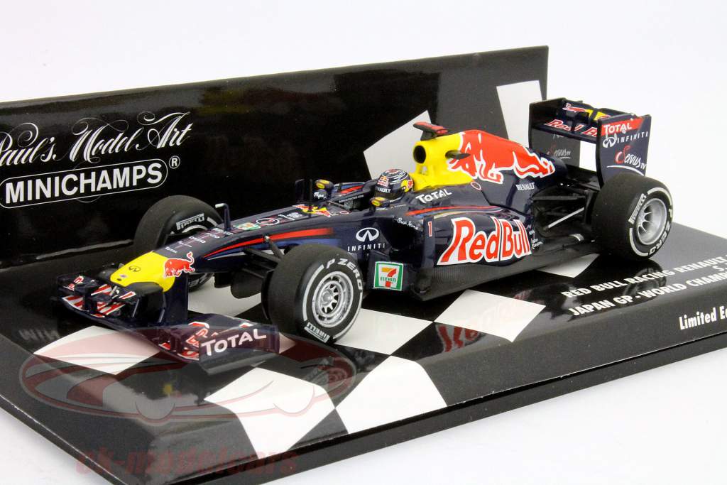 ★1/43★レッドブル ルノー RB7★S.ベッテル★2011 モナコGP優勝★ Minichamps 1:43 ベッテルレッドブルRB7·ルノーGP日本