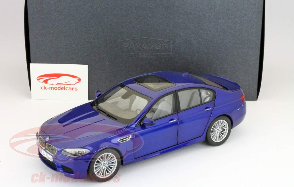 BMW M5 (F10M), построенный в 2012 синий 1:18 ParagonModels