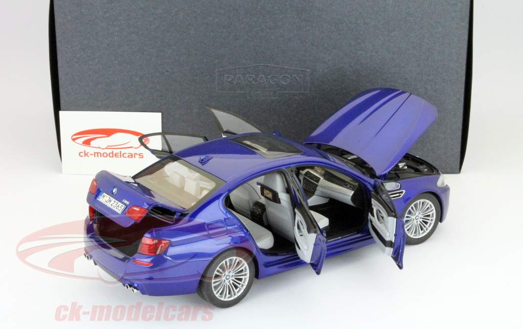 BMW M5 (F10M), построенный в 2012 синий 1:18 ParagonModels